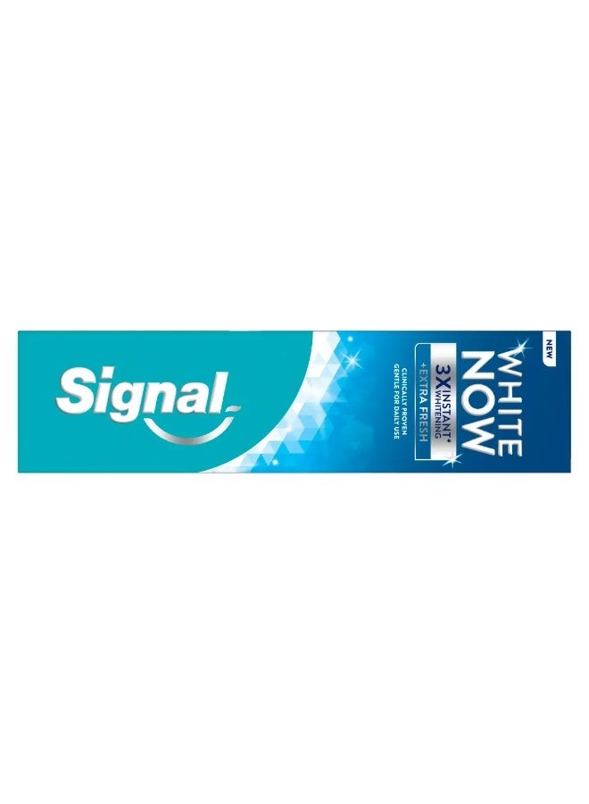 سيجنال معجون أسنان وايت ناو لتبييض فوري 3X - انتعاش إضافي - Image 2