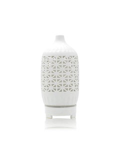 Smart Tuya WiFi Essential Oil Diffuser Compatible with Alexa & Google Home Ceramic 120ml Aromatherapy Diffuser & Cool-Mist Humidifier with 7 LED Light