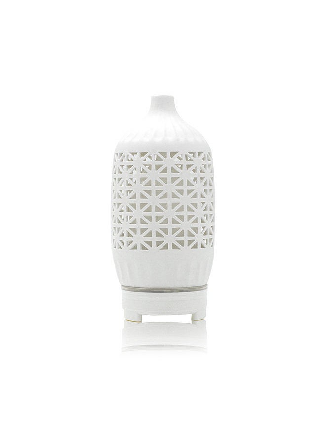 Generic - Smart Tuya WiFi Essential Oil Diffuser Compatible with Alexa & Google Home Ceramic 120ml Aromatherapy Diffuser & Cool-Mist Humidifier with 7 LED Light - Image 1