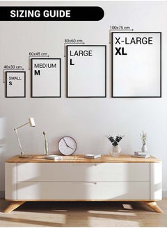 Art Decor Art Decor Framed Fine Art of Kids Educational Portrait Learning Alphabet Print Wall Décor for Playroom Classroom Nursery Kid Bedroom Children Room Gifting  - Image 5