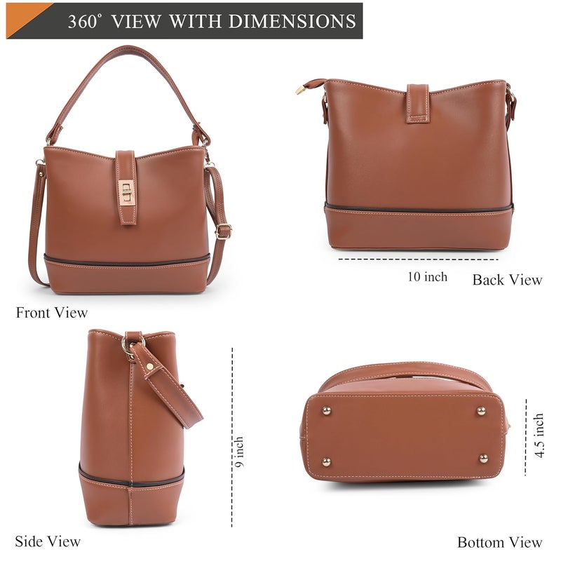 ADISA Women's Girls Bucket Cross Body Bag with Sling (SL5139) - Image 2