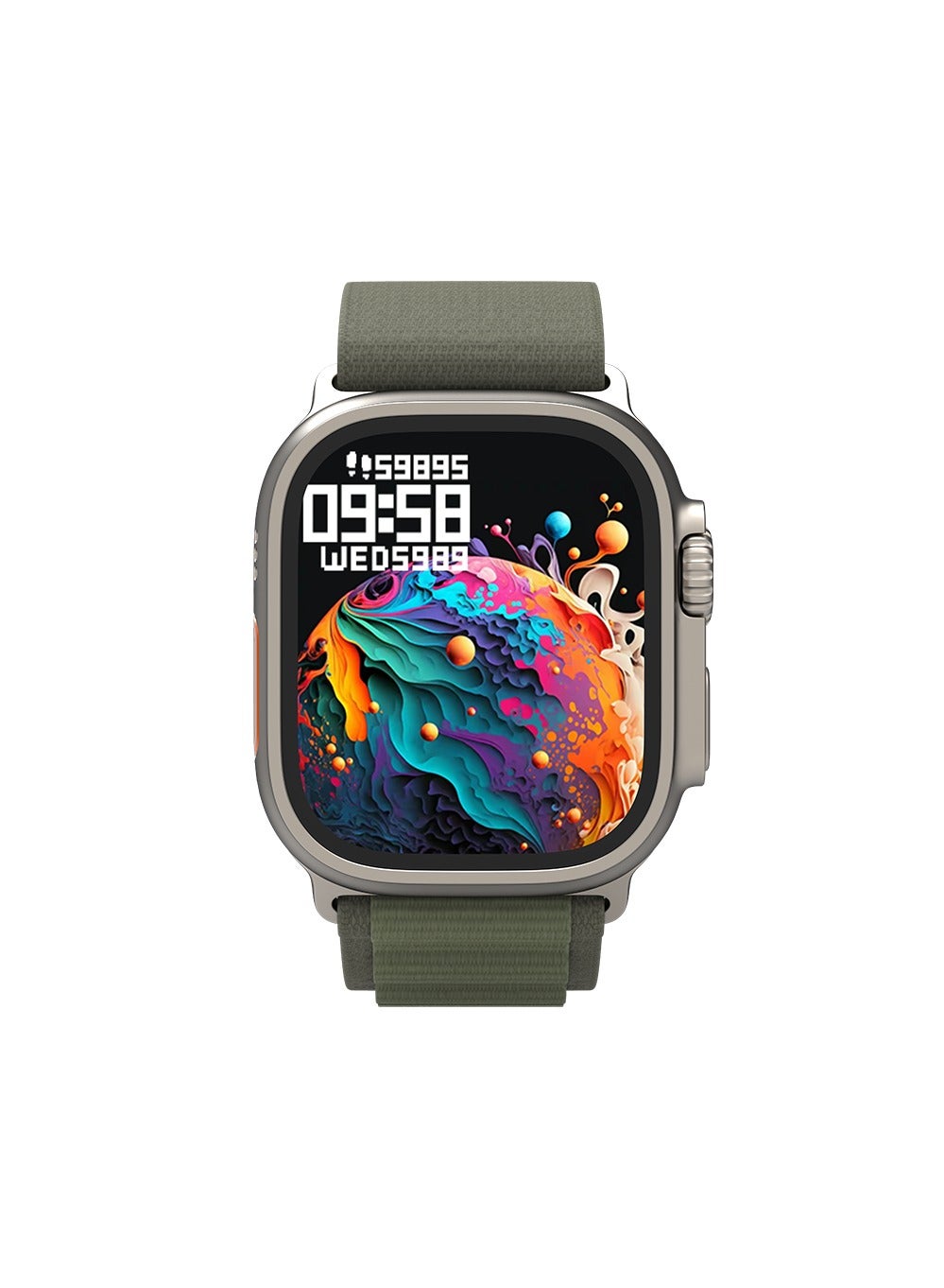 Goaltage Deluxe Smart Watch, Heart Rate Monitoring, NFC Payment, SOS Emergency, Water Resistant, Starlight