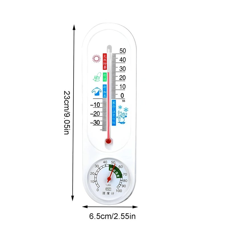 Wall Thermometer - Home room temperature gauge for bathroom, living room and children's room thermometer - Image 4