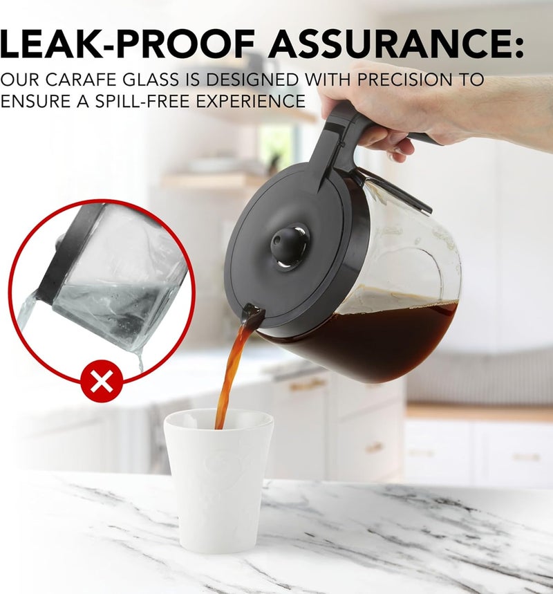 COSPARX 12-Cup Coffee Carafe Compatible with Keurig K-Duo Essentials, K Duo Hot & Iced – Will NOT Fit Keurig K-Duo Single Serve - Image 4