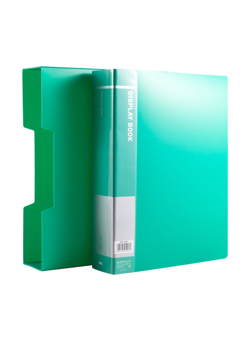 Deli E5007 Display Book A4 - 100 Pages, Assorted Colors, Durable PP Material, Anti-Static Pockets - Image 5