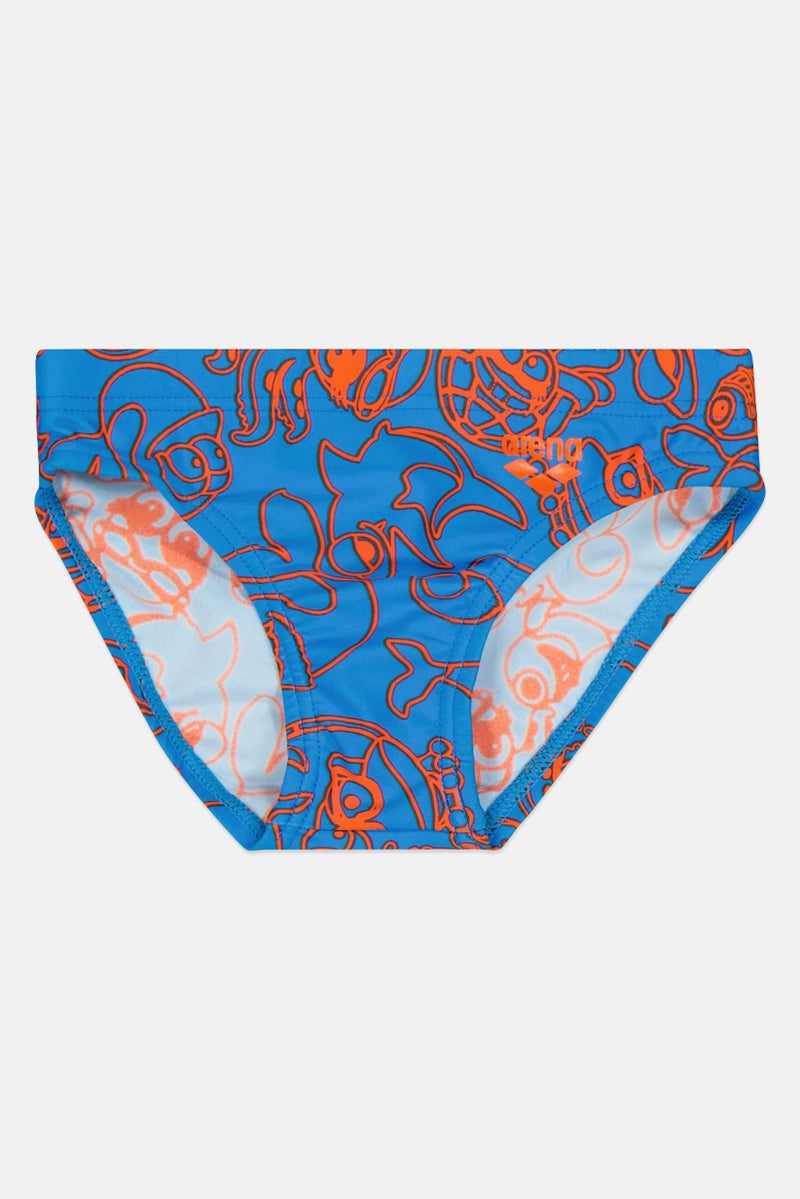 arena سروال سباحة مطبوع للأطفال الأولاد، متعدد الألوان - Image 1