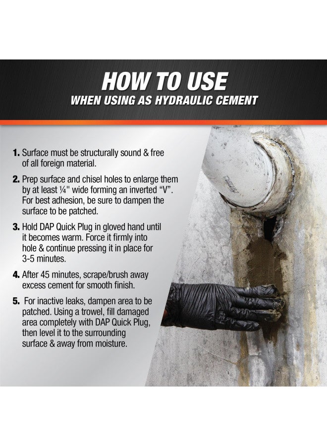 DAP 14084 2.5LB Hydraulic Cement, 2.5 Lb, Gray