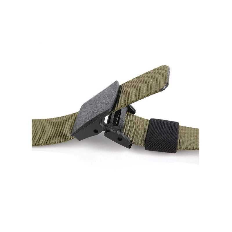 SOLARAE Canvas Belt Men's Belt Webbing Canvas Outdoor Web Belt With Nylon Plastic Buckle Adjustable Outdoor Sports Belt Soft - Image 3