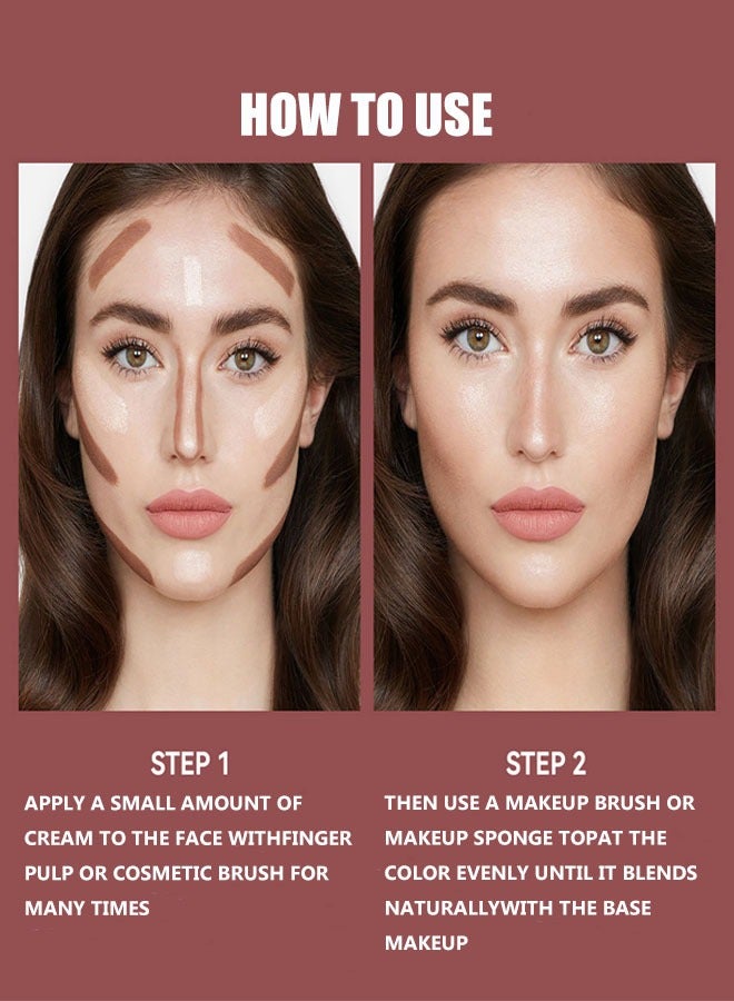 شيلافز هازي ثلاثي الألوان المخفي مستحضرات التجميل كريم 02 كلاسيك ، ثلاثة في واحد لون المكياج تصحيح المخفي كفاف وتسليط الضوء على تأثير كريم ، المخفي الظلام دائرة حب الشباب ، مزيج مثالي من الأساس - Image 5