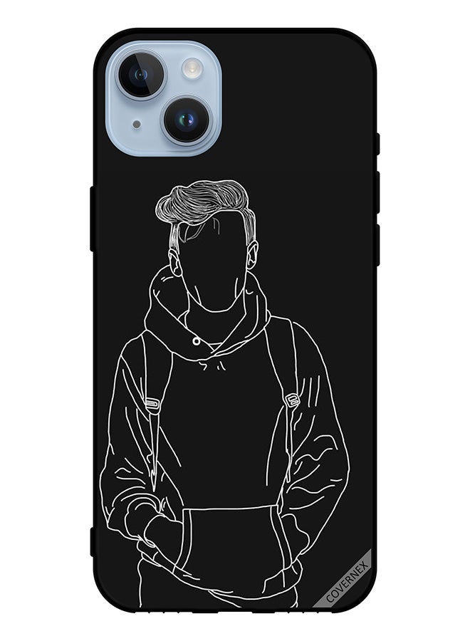 Covernex Protective Case Cover For Apple iPhone 14 Plus Sketch Of Jacket Boy - Image 1