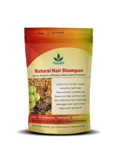 Havintha Havintha Natural Hair Shampoo With Herbal Amla Reetha Shikakai And Methi Dana Powder For Men & Women, Totally Organic | Paraben And Sulphate Free Shampoo - 227gm (Pack of 1)  - Image 2