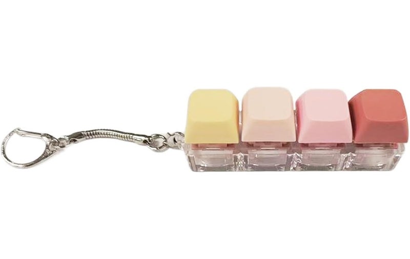 LED Light Keyboard Clicks Toy Keycap Tester Stress Relief Sensory Play F Color - Image 1
