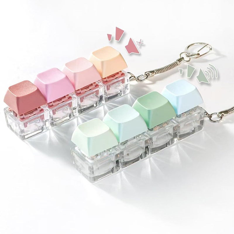 LED Light Keyboard Clicks Toy Keycap Tester Stress Relief Sensory Play F Color - Image 4