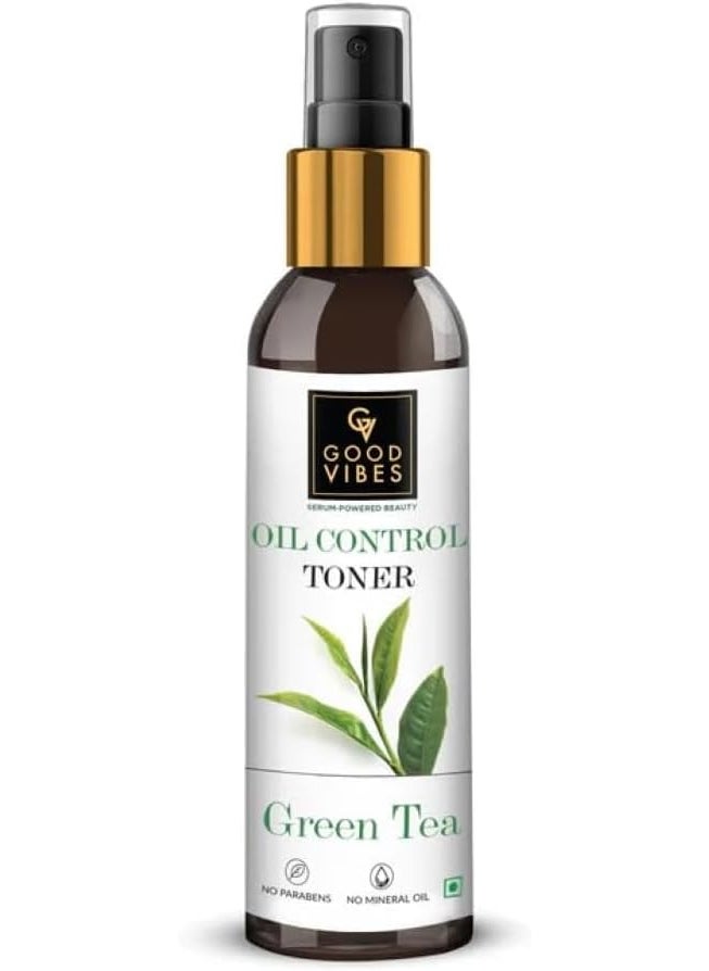 Good Vibes Good Vibes Oil Control Face Toner with Green Tea  Cleanses Dirt  Impurities  Tightens Pores  Soothing  Hydrating Facial Mist  406 Fl Oz120ml 