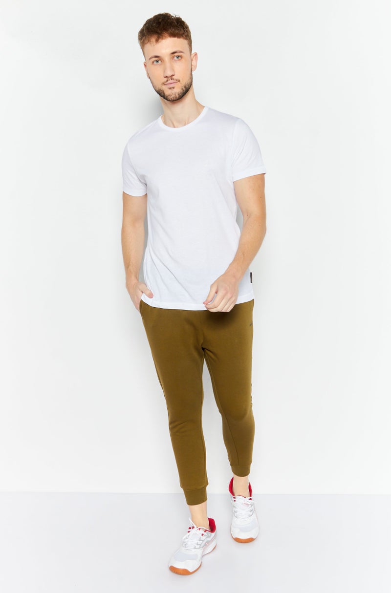 Levi's Men Regular Fit Brand Logo Jogger Pant, Olive - Image 4