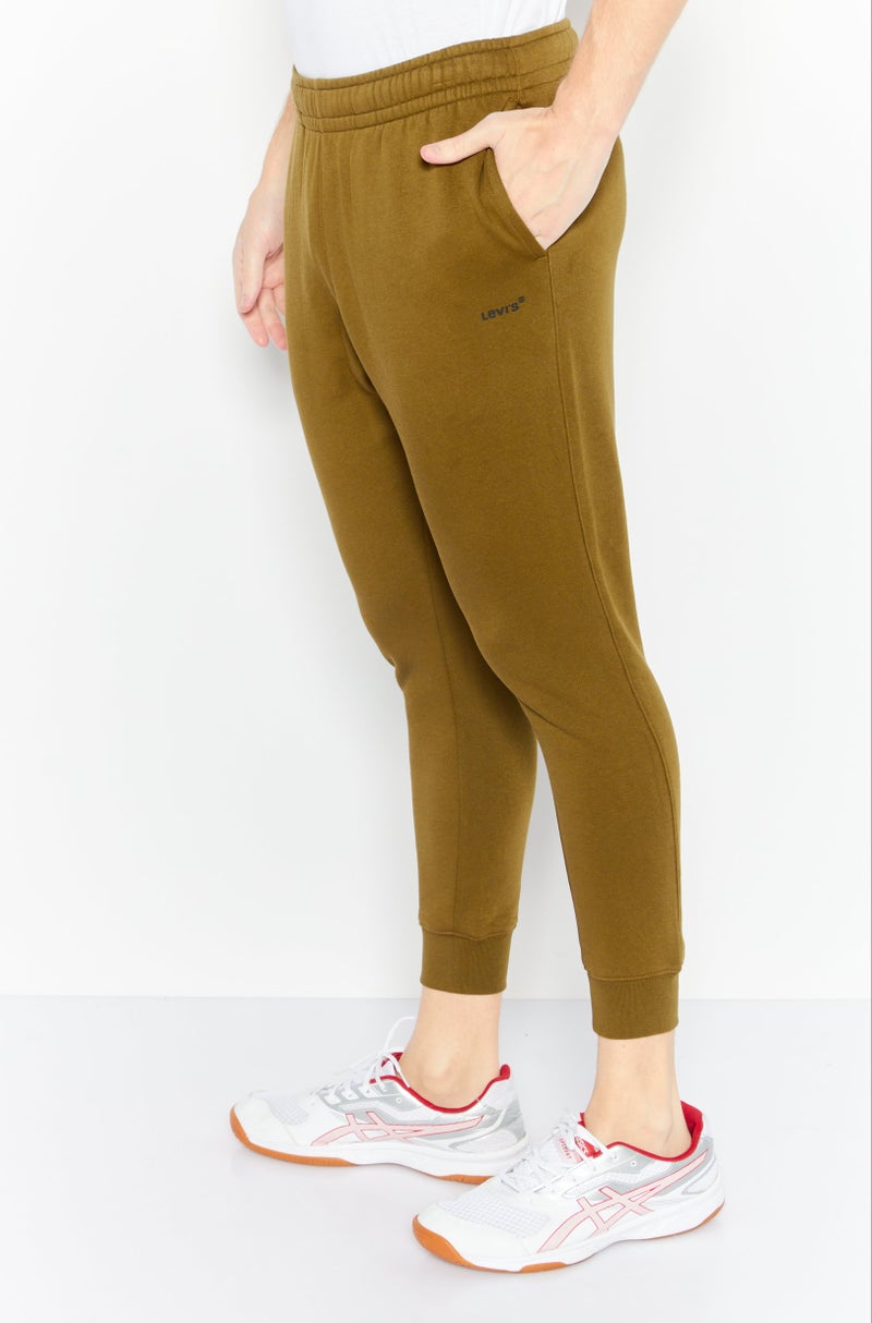 Levi's Men Regular Fit Brand Logo Jogger Pant, Olive - Image 3