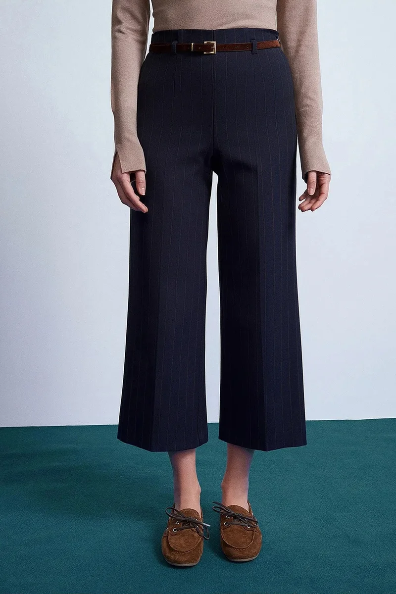 Dilvin Navy Blue DILVIN Women's Straight-Leg Pants for Women | Best Price UAE