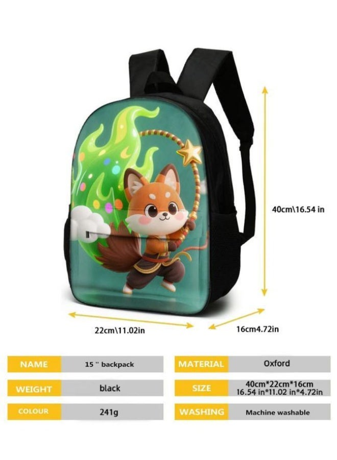 Bright Li Fire Fashion is unlimited! Cartoon bag three-piece set, suitable for a variety of scenes for students and teenagers (available for students, children, friends on outings, mountain climbing, schooling, etc.) - 74 - Image 4