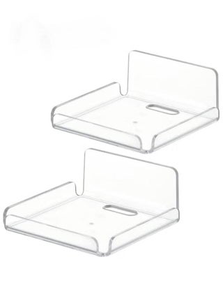 Acrylic Small Wall Shelf Set of 2 for Security Cameras, Speakers, Baby Monitors, Floating Shelves Easy to Install No Drill (Clear) - pzsku/Z6051937B6FA47709C484Z/45/1747731418/a633d396-e4b1-451a-b8c7-569226bb23d5