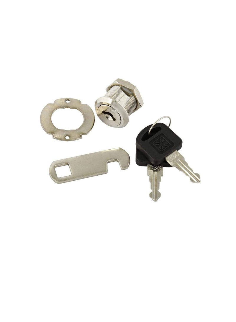ARMSTRONG Cupboard Lock | Chrome Plated Cam Lock | Zinc - Image 1