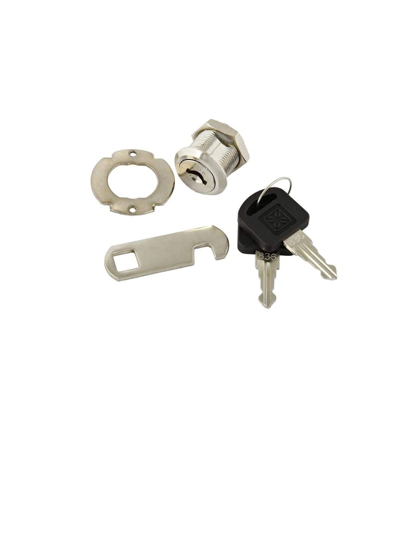 ARMSTRONG Cupboard Lock | Chrome Plated Cam Lock | Zinc - Image 2