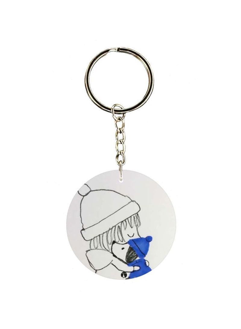 RKN Cartoon Themed Single Sided Keychain