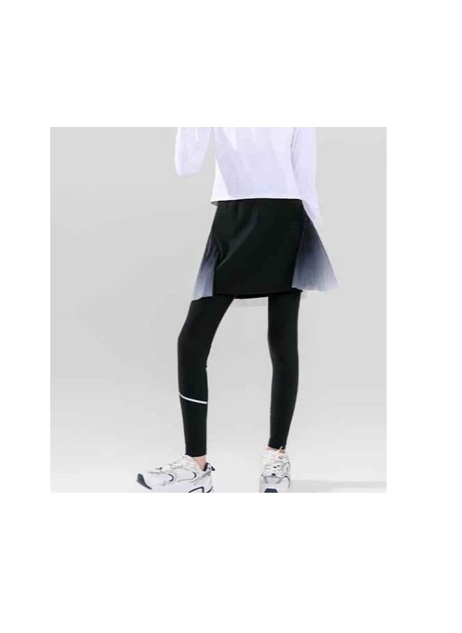 Generic - Children's Quick Drying Clothes Yoga Badminton Tennis Training Hooded Long Sleeved Sports Suit - Image 1