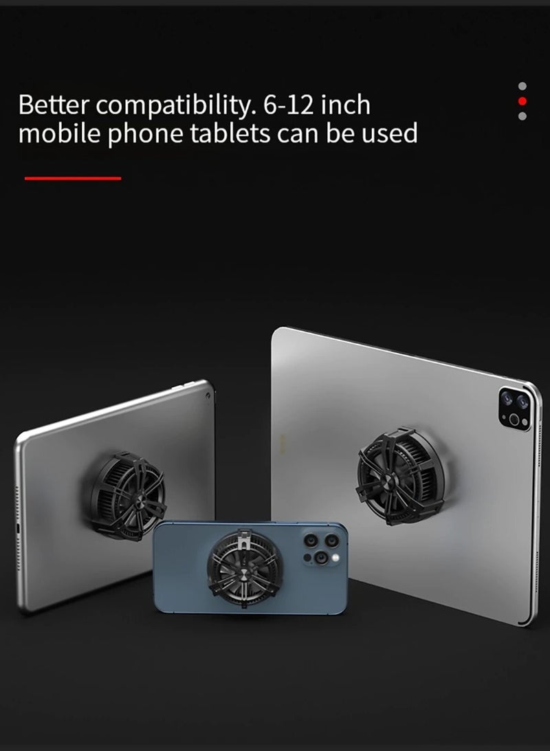 إسكدنيا المغناطيسي اللوحي المبرد برودة لباد برو / باد الهواء العالمي الهاتف المحمول عبس لعبة برودة نظام مروحة التبريد السريع - Image 2