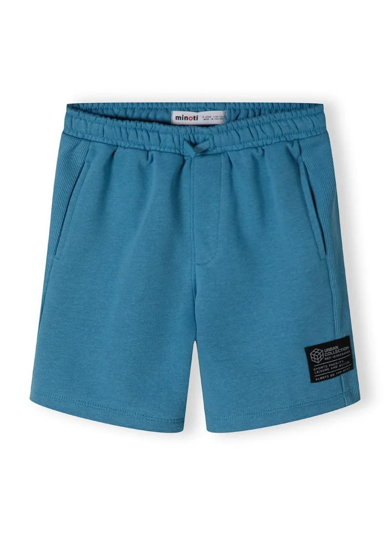 MINOTI Teen Boys Fleece Shorts with Rib