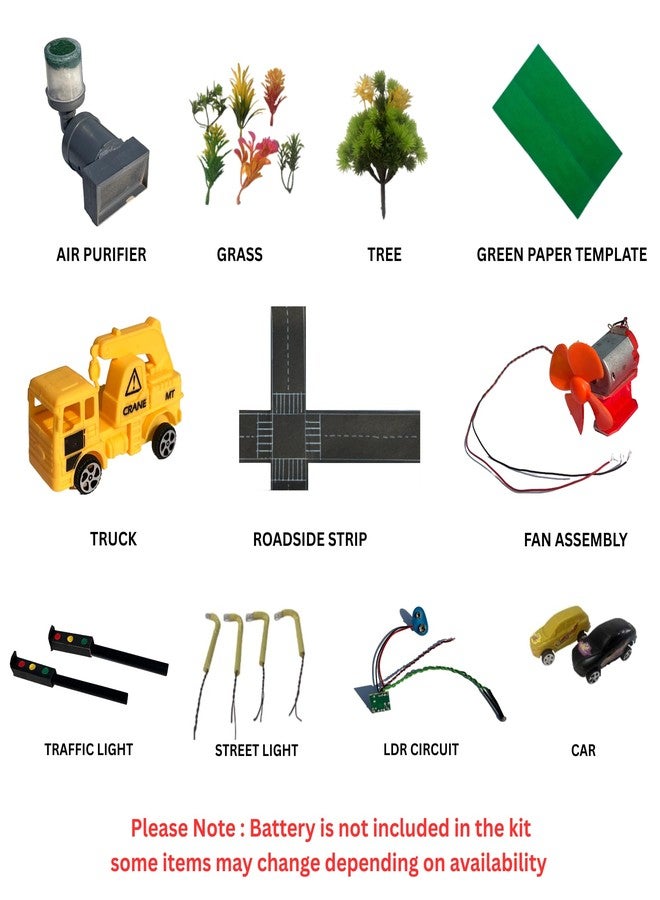 KOMODO CRAFT Air Pollution Control Model DIY Kit for Students | Working Science Project | Air Pollution | School Exhibition & Science Fair Model | Educational Toy for Kids 10+ - Image 3