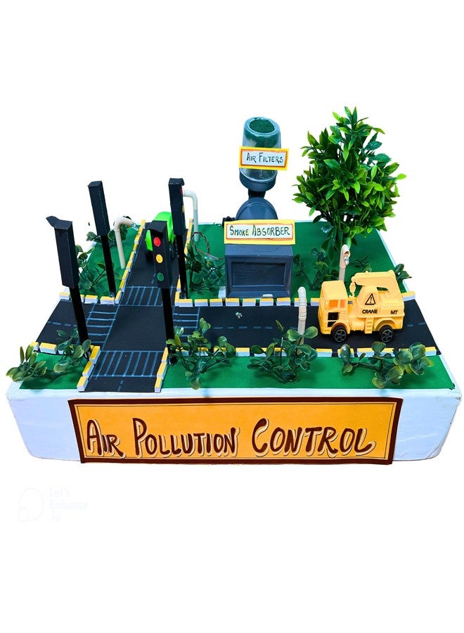 KOMODO CRAFT Air Pollution Control Model DIY Kit for Students | Working Science Project | Air Pollution | School Exhibition & Science Fair Model | Educational Toy for Kids 10+ - Image 1
