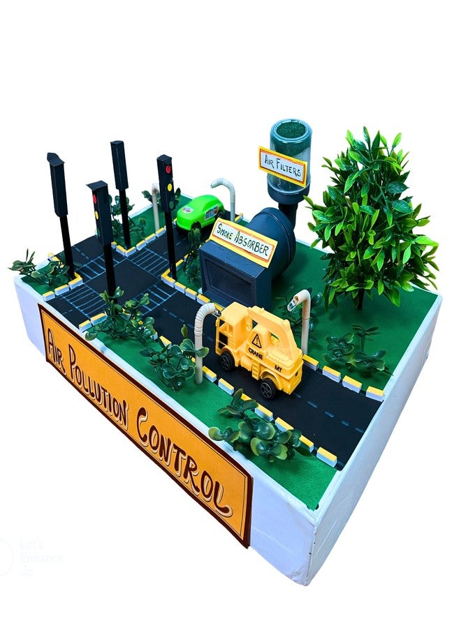 KOMODO CRAFT Air Pollution Control Model DIY Kit for Students | Working Science Project | Air Pollution | School Exhibition & Science Fair Model | Educational Toy for Kids 10+ - Image 5