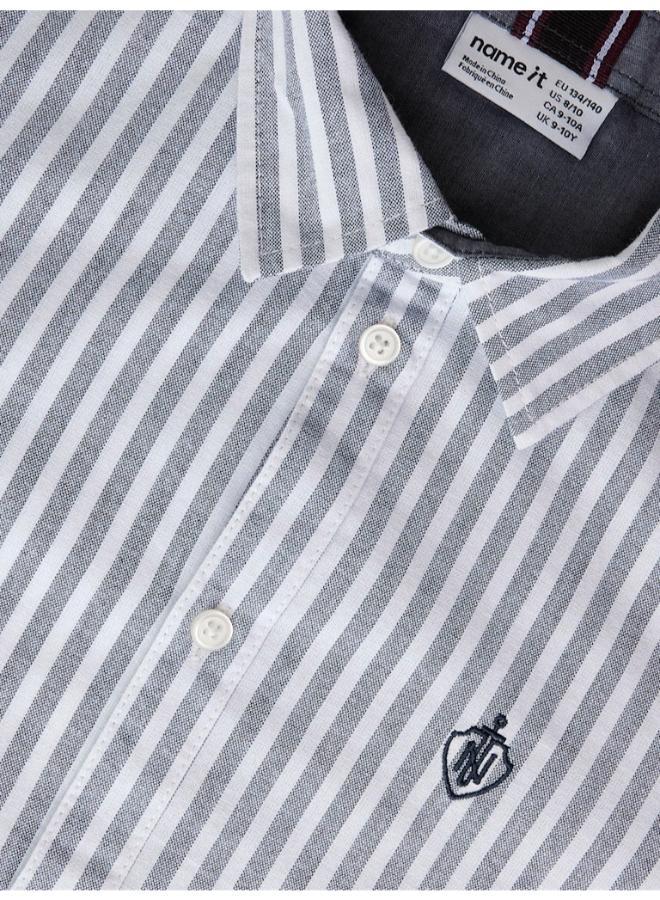 NAME IT Kids Striped Long Sleeve Shirt - Image 3