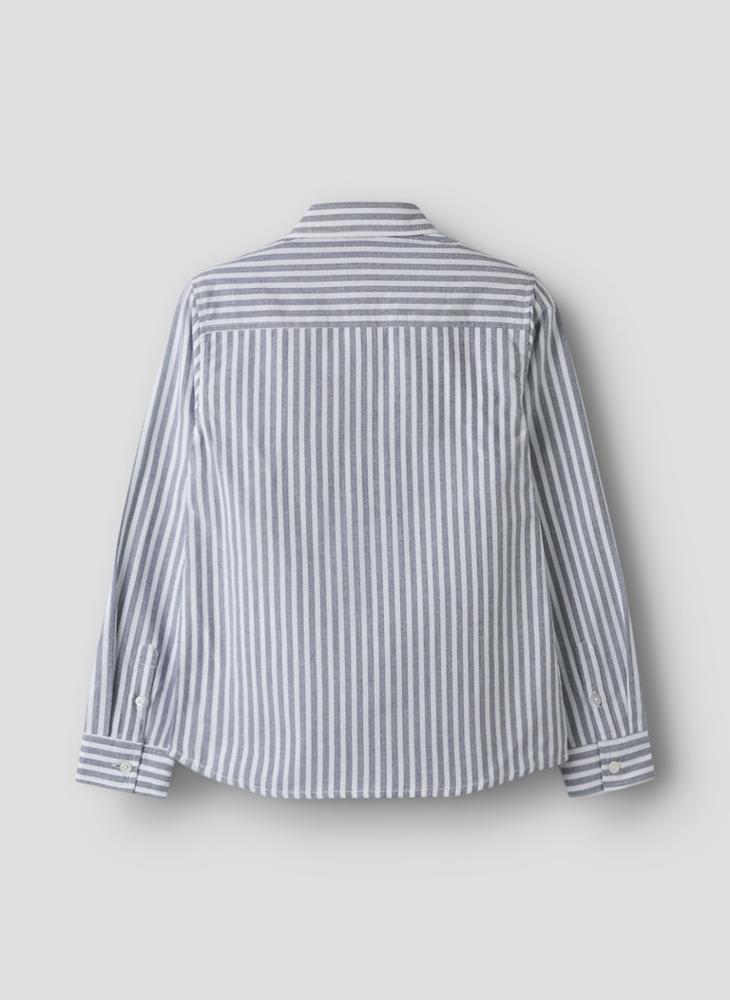 NAME IT Kids Striped Long Sleeve Shirt - Image 3