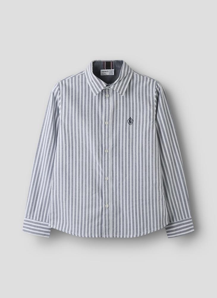 NAME IT Kids Striped Long Sleeve Shirt - Image 2