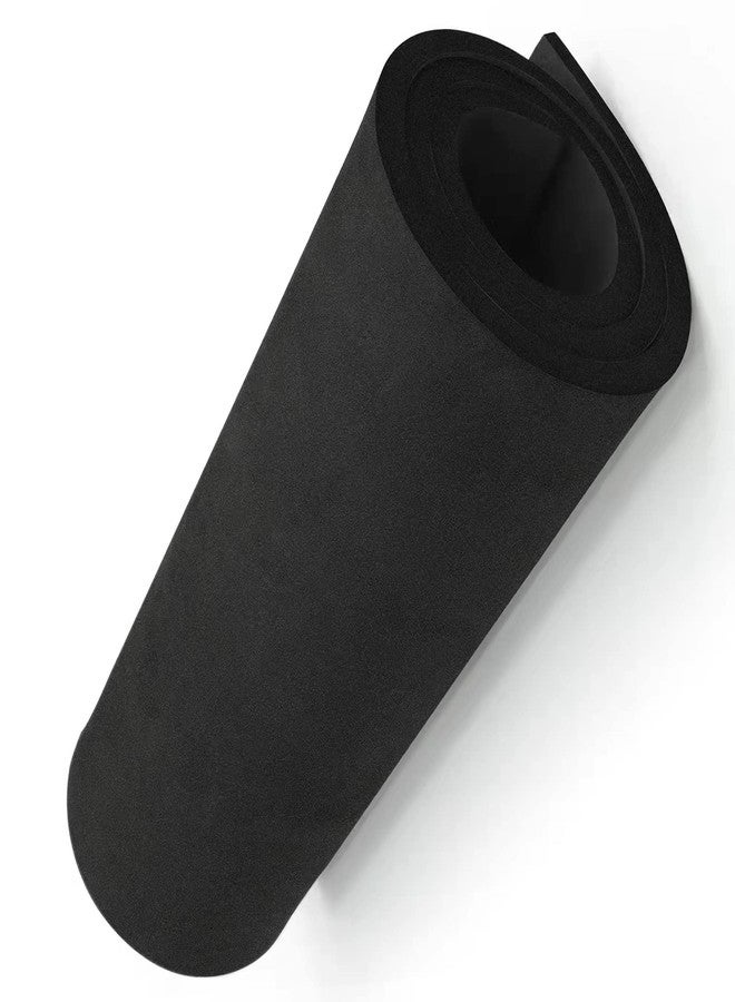 MEARCOOH Black Foam Sheets Roll, Premium Cosplay EVA Foam Sheet，6mm Thick,49"x13.9",High Density 86kg/m3 for Cosplay Costume, Crafts, DIY Projects … - Image 1