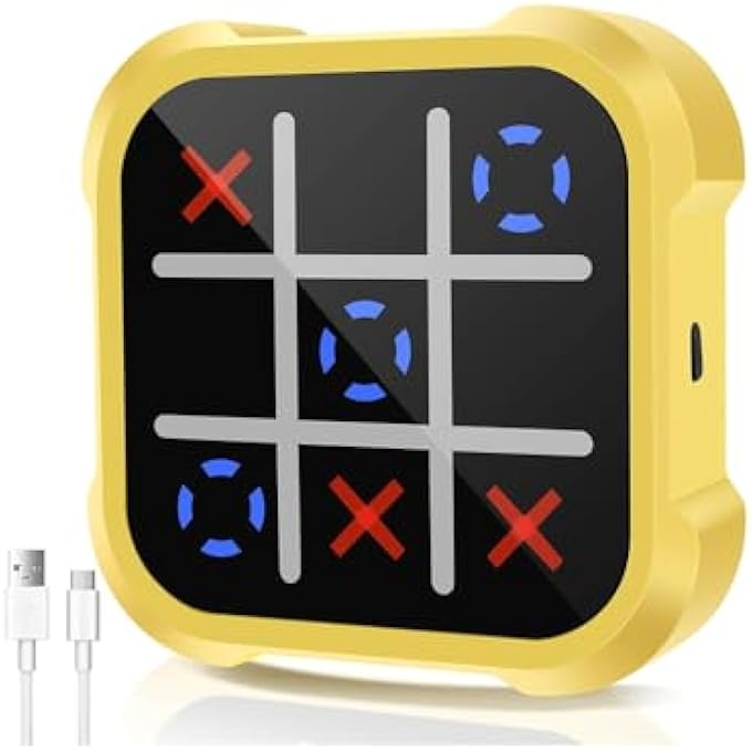 ELECTRONIC HANDHELD GAME CONSOLE  3-IN-1 HANDHELD PUZZLE FOR KIDS & ADULTS | MEMORY TRAINING, TIC TAC TOE & PUZZLE MODES | PORTABLE & DURABLE EDUCATIONAL TOY - Image 2