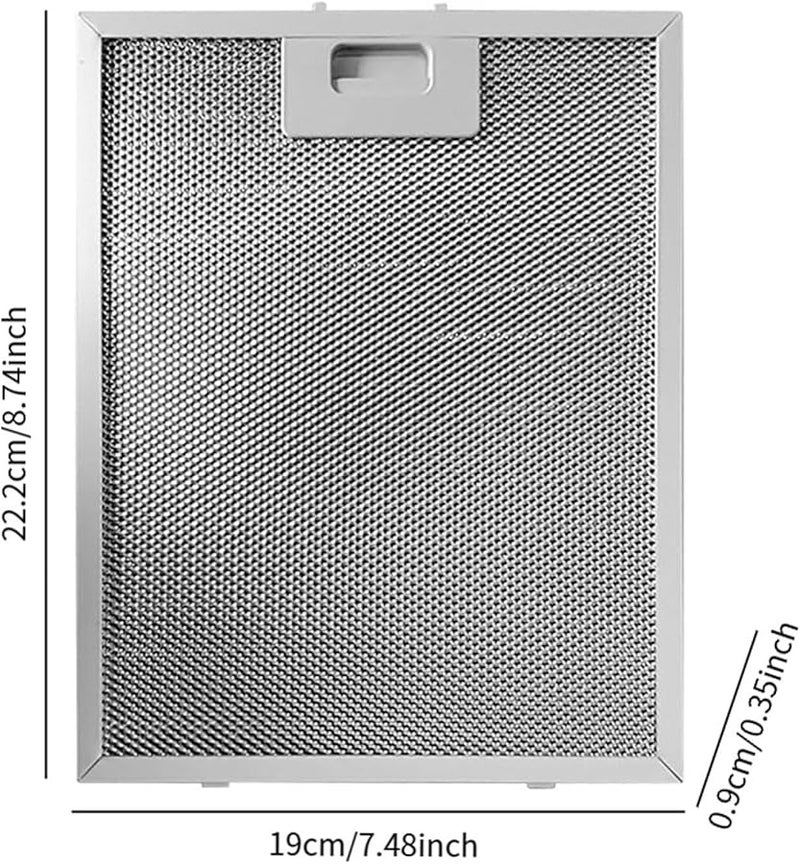 مرشح شفاط المطبخ القابل لإعادة الاستخدام من شبكة الألومنيوم 22.2 سم × 19 سم × 0.9 سم - Image 4