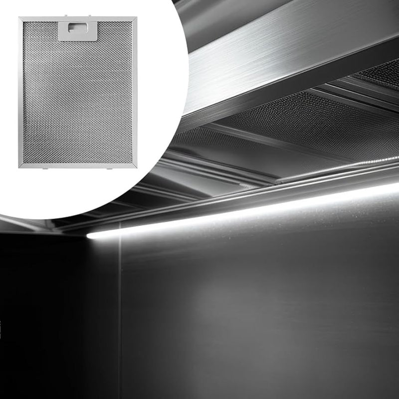 مرشح شفاط المطبخ القابل لإعادة الاستخدام من شبكة الألومنيوم 22.2 سم × 19 سم × 0.9 سم - Image 5