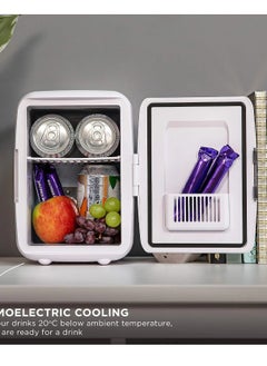 Denx Mini refrigerator suitable for home and car to store hot and cold foods and drinks, 4 liter capacity  - Image 5