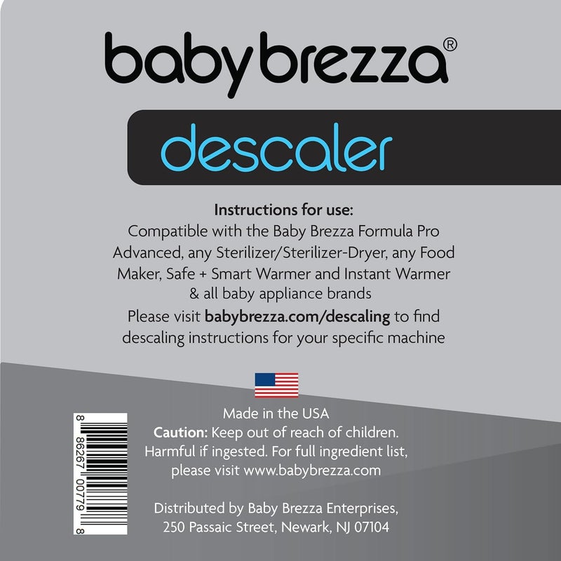 Baby Brezza Descaler 8 oz Made in USA Universal Descaling Solution for Baby Brezza and other baby appliances Removes mineral buildup and extends your machines lifespan - Image 5