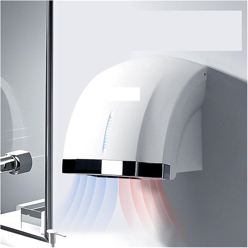 Hand Dryer, Hand Dryer Fully Automatic Induction Hotel Home Bathroom Hot and Cold for Kitchen Bedroom Hotel - Image 4