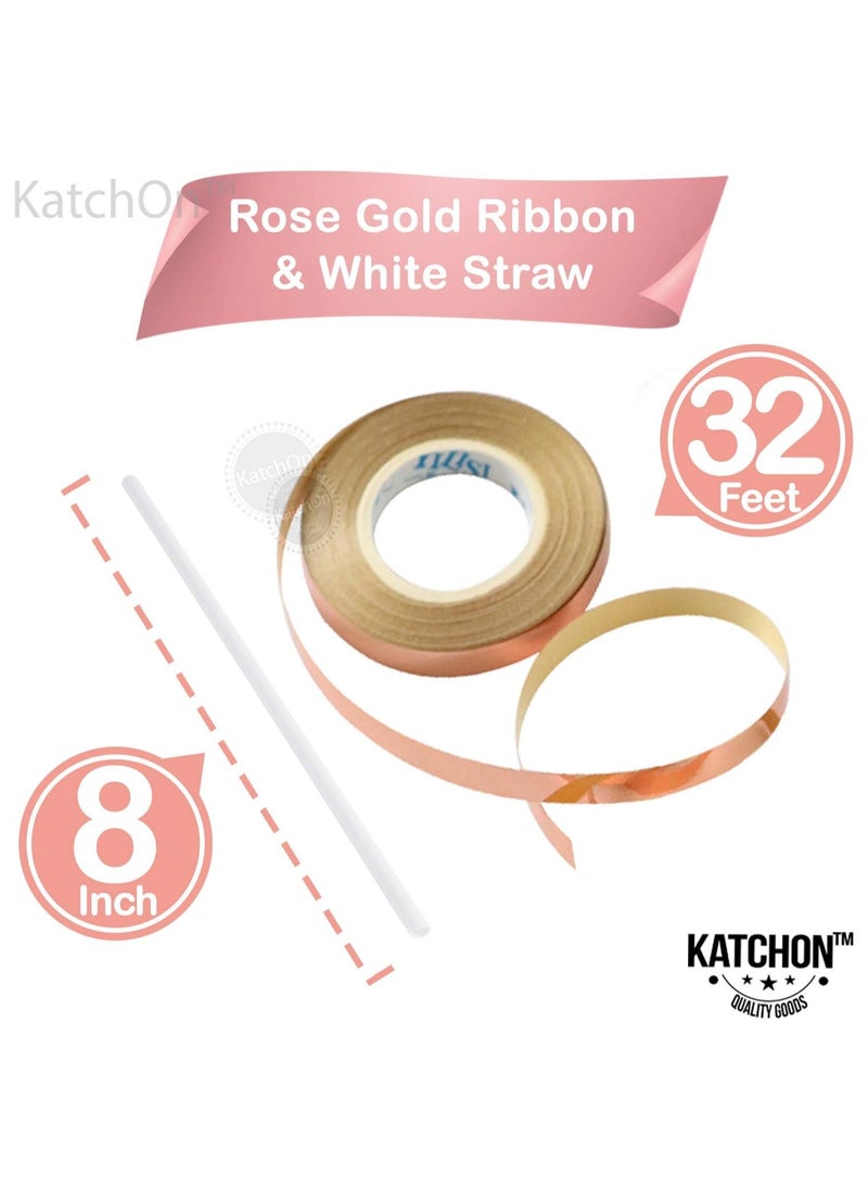 KATCHON Rose Gold Number 3 Balloon for 3rd Birthday or Anniversary Decoration 40 Inch  - Image 3