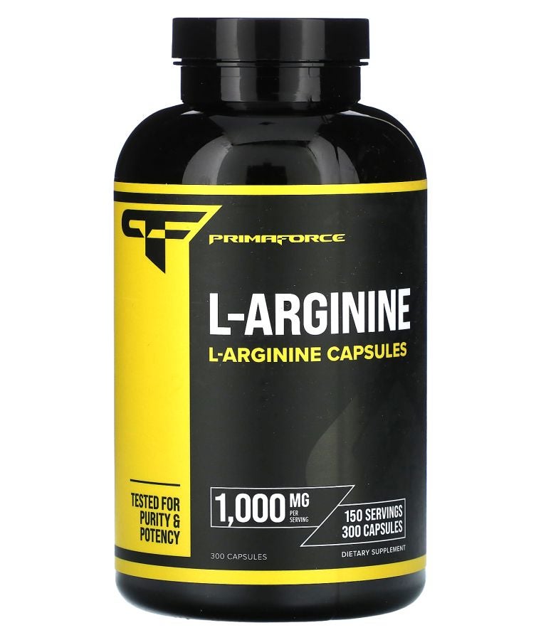 Primaforce L-Arginine 300 Capsules (500 mg per Capsule)