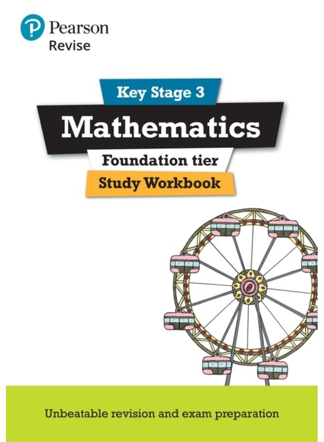 Pearson REVISE Key Stage 3 Maths Foundation Study Workbook for preparing for GCSEs in 2023 and 2024 - Paperback