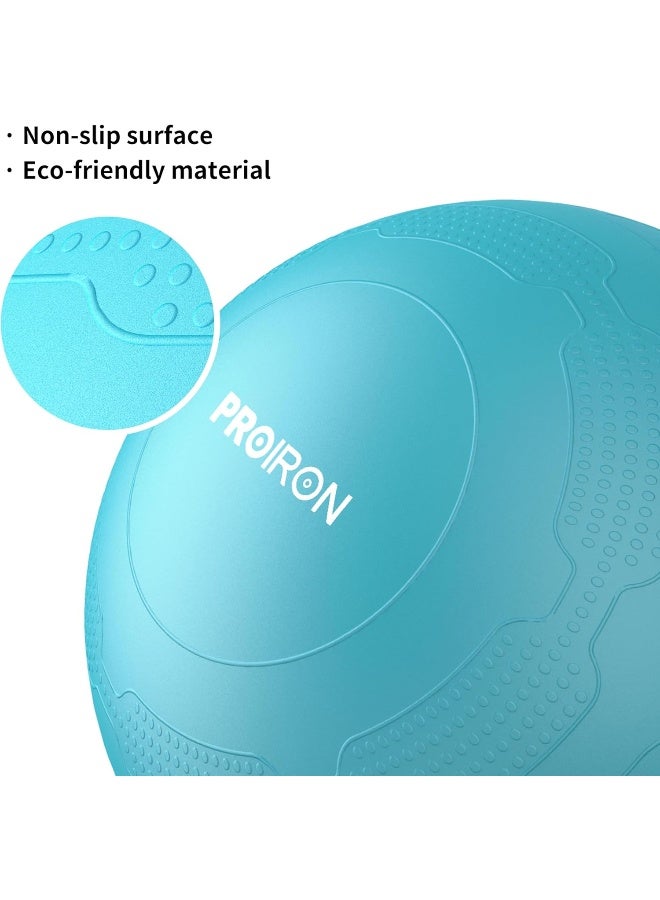 PROIRON Exercise Ball Anti-Burst Yoga Ball Chair with Quick Pump Slip Resistant Gym Ball - Image 2