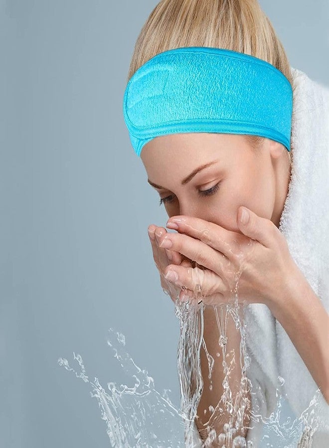 GOMNIK Polycotton Facial Headbands for Women & Men - Soft Hair Bands for Makeup, Spa, Face Wash - Adjustable, Reusable, Stretch Fit - Pack of 3 Hair Accessories - Image 4