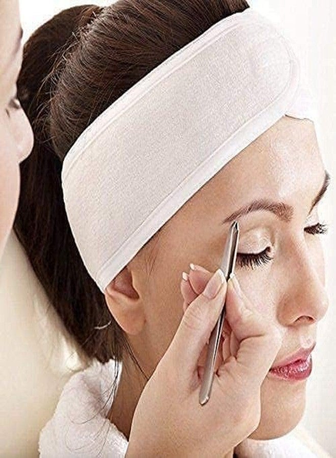 GOMNIK Polycotton Facial Headbands for Women & Men - Soft Hair Bands for Makeup, Spa, Face Wash - Adjustable, Reusable, Stretch Fit - Pack of 3 Hair Accessories - Image 2