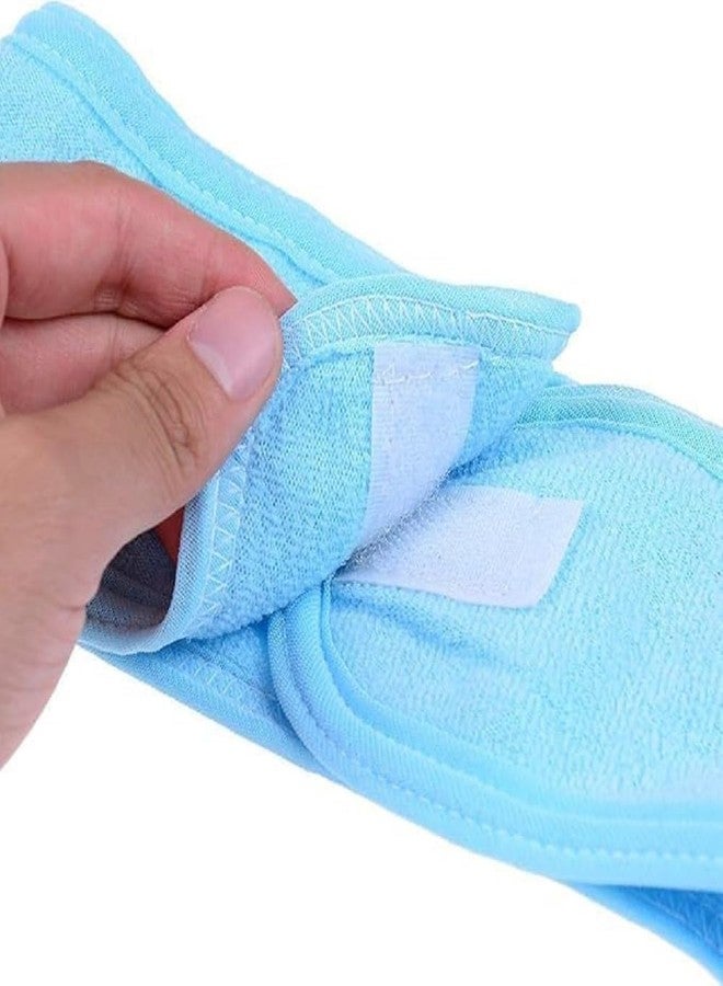 GOMNIK Polycotton Facial Headbands for Women & Men - Soft Hair Bands for Makeup, Spa, Face Wash - Adjustable, Reusable, Stretch Fit - Pack of 3 Hair Accessories - Image 3