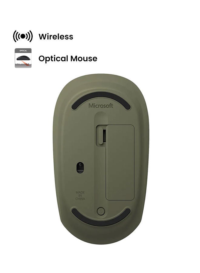 NIBEMINENT Bluetooth Mouse Green Camouflage  - Image 2